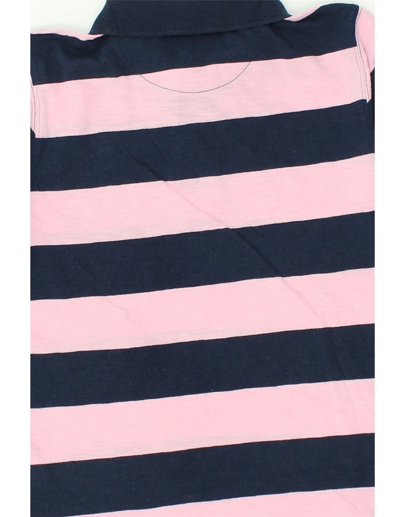 GAP Girls Polo Shirt 8-9 Years Medium Navy Blue Striped Cotton | Vintage Gap | Thrift | Second-Hand Gap | Used Clothing | Messina Hembry 