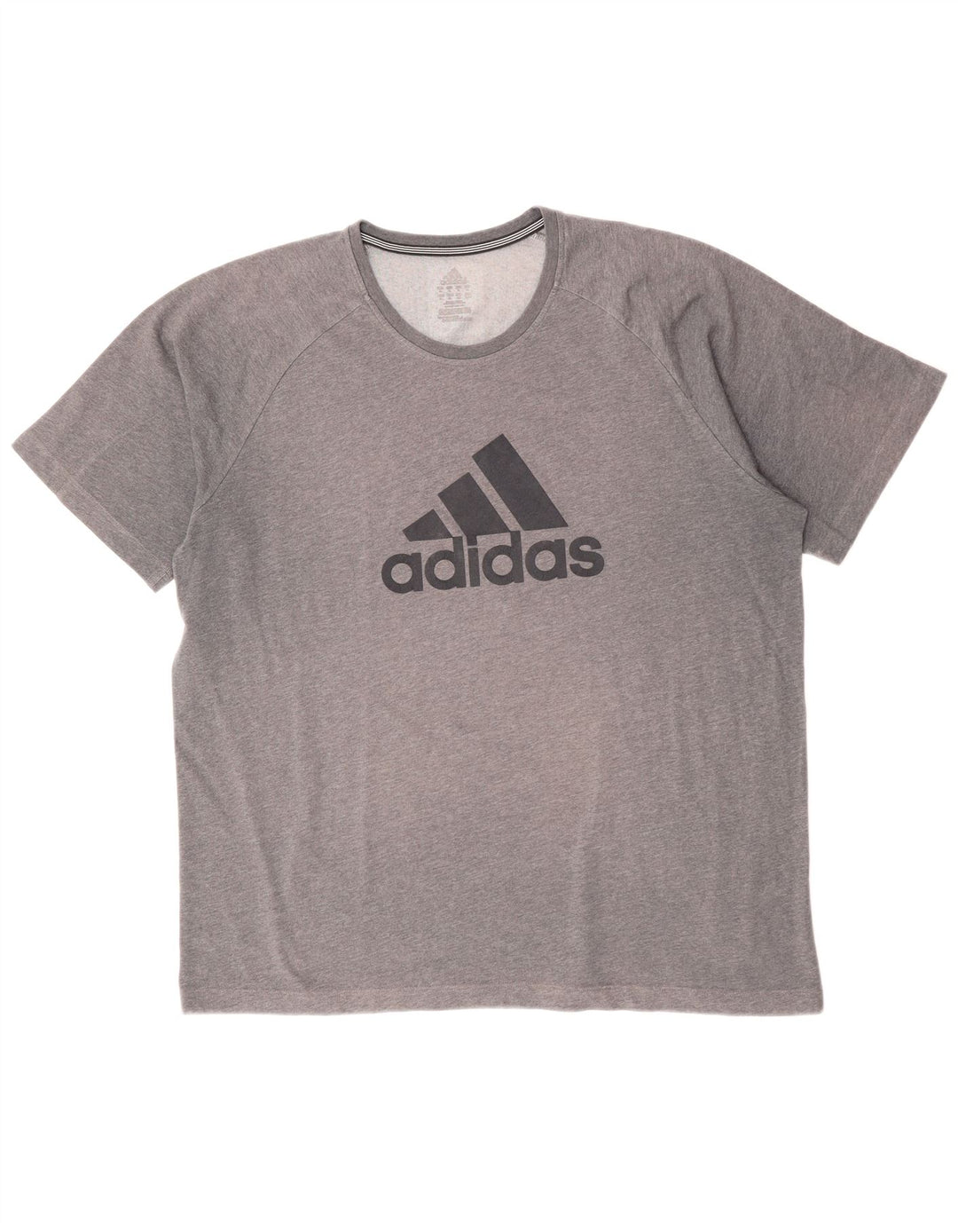 ADIDAS Mens Climalite Graphic T-Shirt Top XL Grey Polyester
