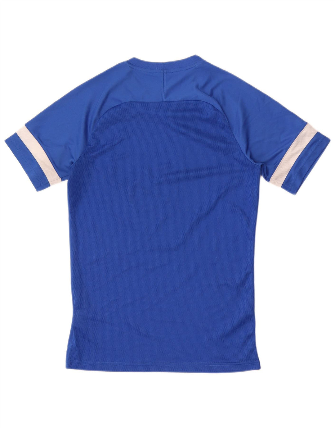 NIKE Mens Dri Fit T-Shirt Top Small Blue Colourblock Polyester