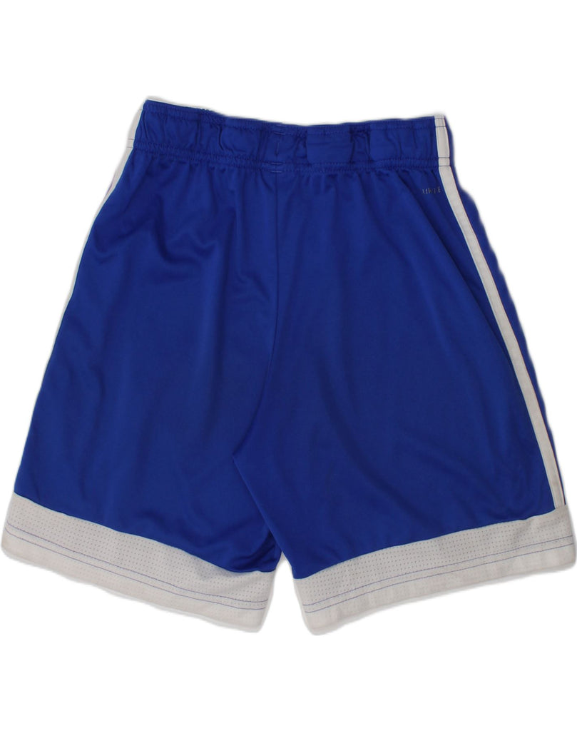 ADIDAS Boys Sport Shorts 11-12 Years Blue Polyester | Vintage Adidas | Thrift | Second-Hand Adidas | Used Clothing | Messina Hembry 