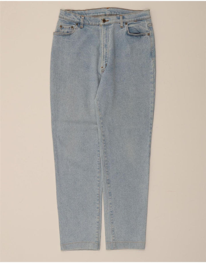 VINTAGE Womens Tapered Jeans IT 42 Medium W32 L27 Blue Cotton Vintage Vintage and Second-Hand Vintage from Messina Hembry 