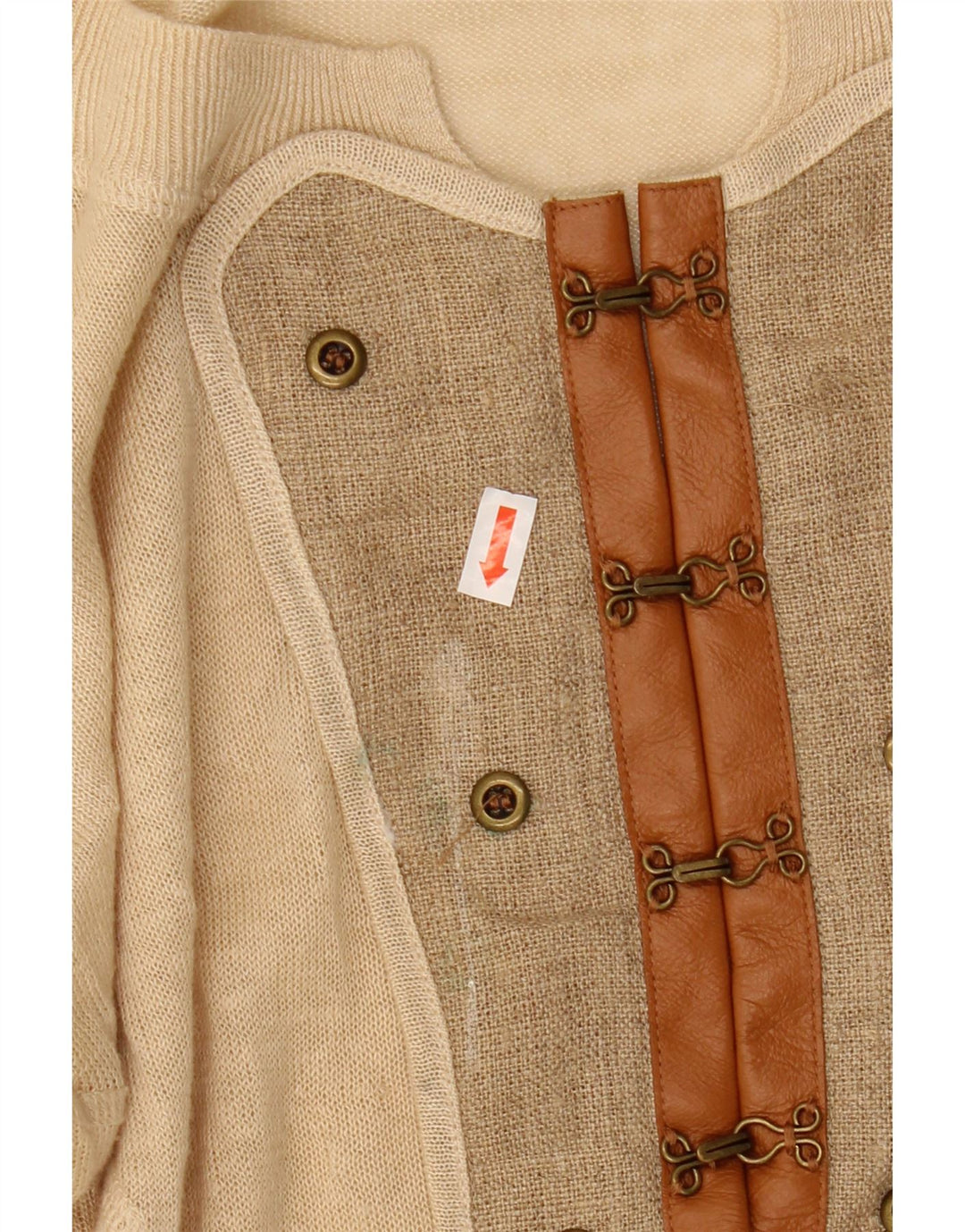 ALL SAINTS Womens Boat Neck Jumper Sweater UK 12 Medium  Beige Linen