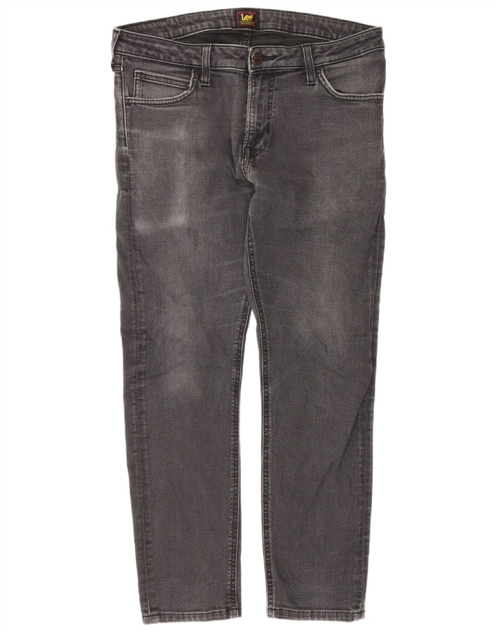 Lee Womens Skinny Jeans W33 L27 Grey Cotton