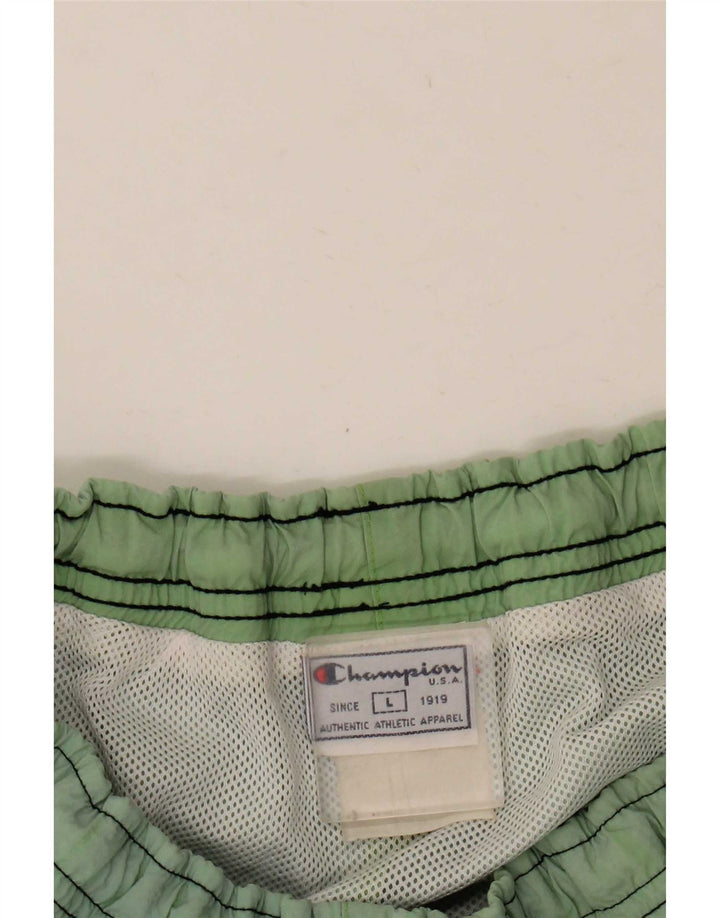 Champion Mens Swimming Shorts Large Green