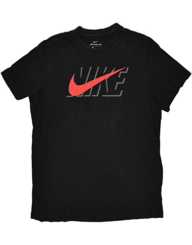 NIKE Mens Graphic T-Shirt Top Large Black | Vintage Nike | Thrift | Second-Hand Nike | Used Clothing | Messina Hembry 