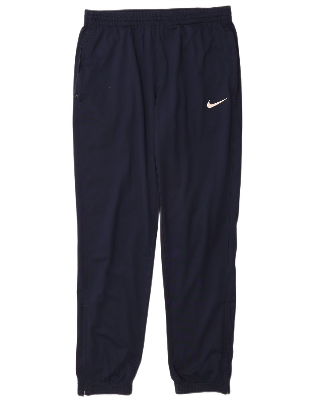 NIKE Mens Dri Fit Tracksuit Trousers Joggers Medium  Navy Blue Polyester