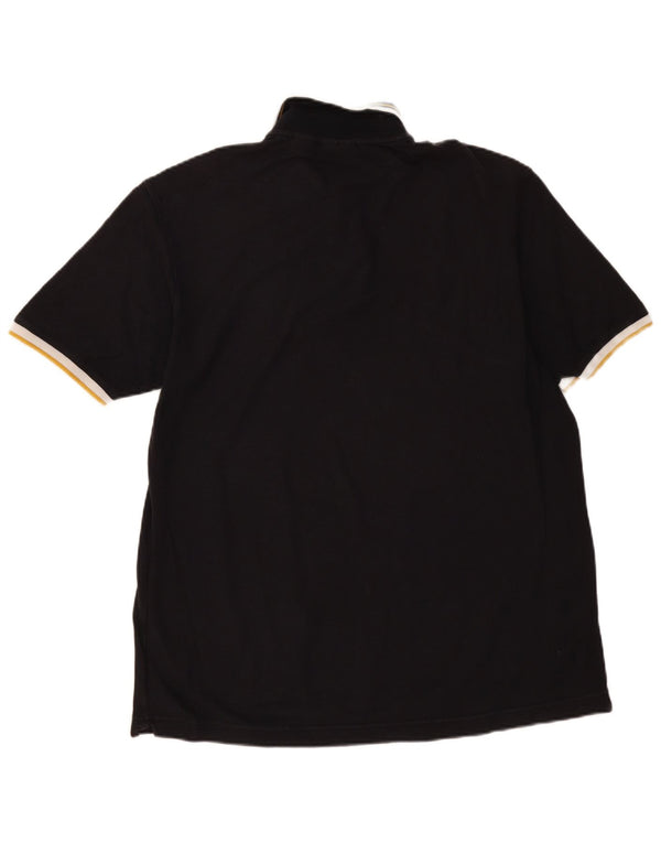 Fila Mens Polo Shirt XL Black Cotton