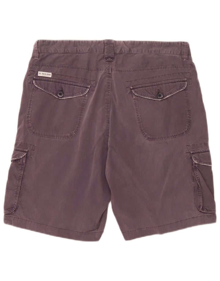 U.S. Polo Assn. Mens Cargo Shorts W36 Large Black Cotton