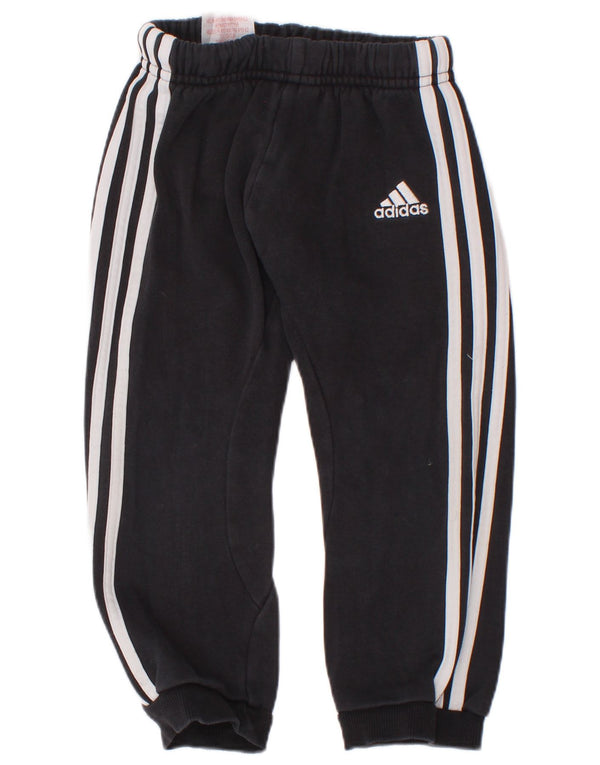 Adidas Baby Boys Joggers Tracksuit Trousers 18-24 Months Black Cotton