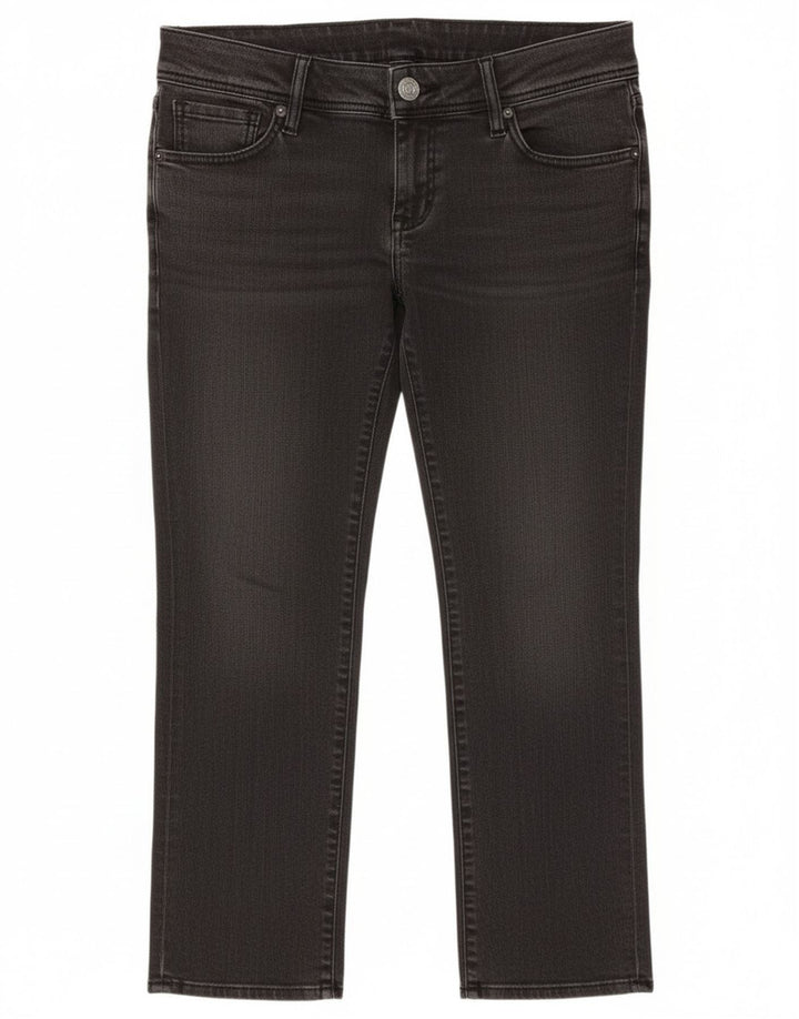 Diesel Womens Matic Stretch Straight Jeans W31 L26 Black Cotton