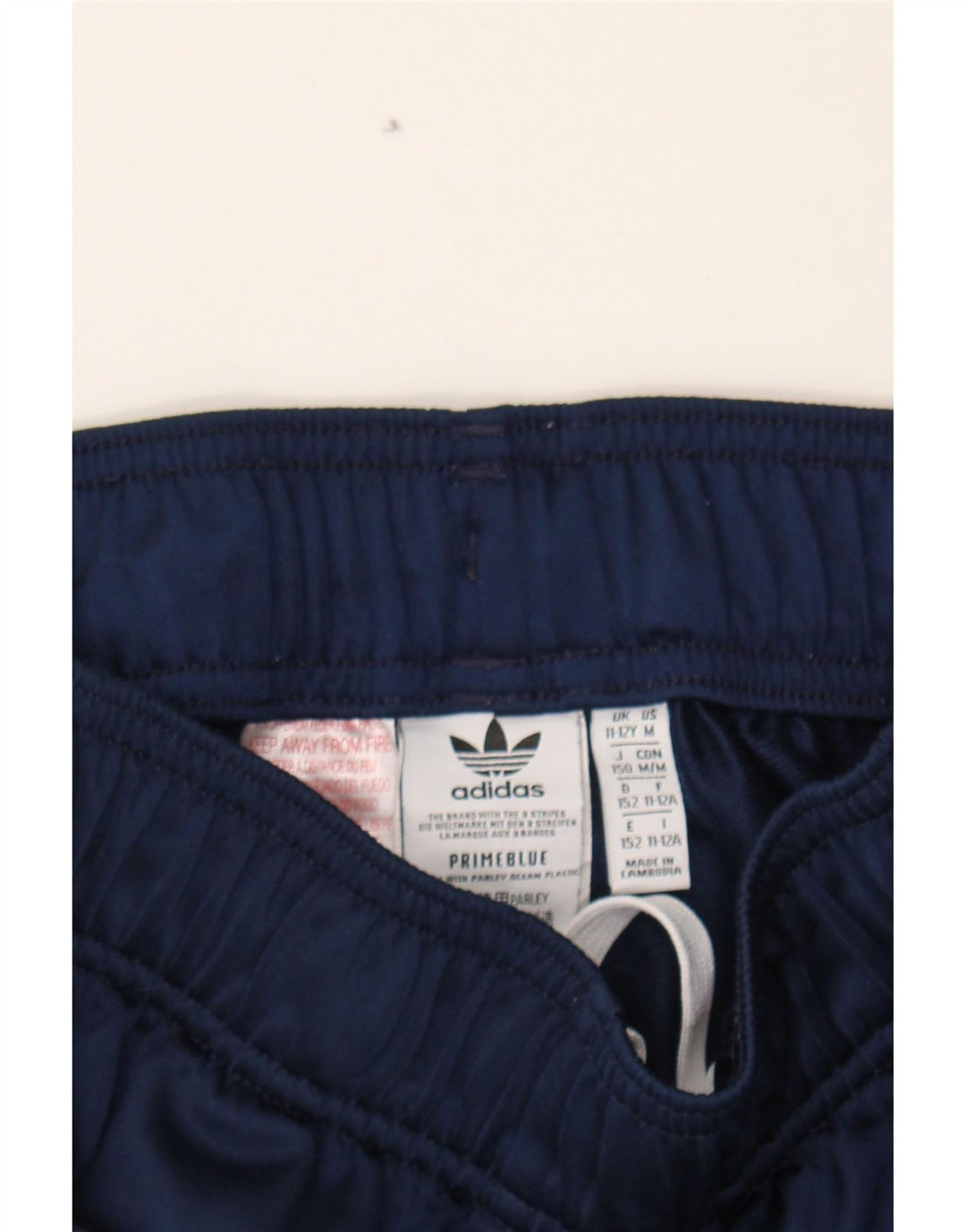 ADIDAS Boys Tracksuit Trousers Joggers 11-12 Years  Navy Blue Polyester Vintage Adidas and Second-Hand Adidas from Messina Hembry 