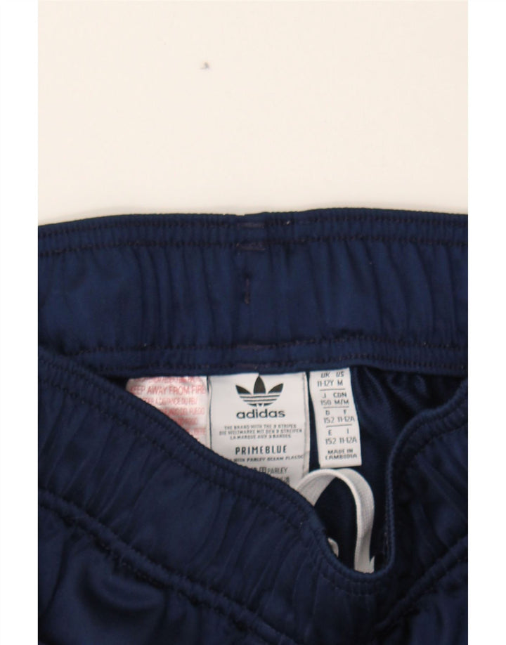 ADIDAS Boys Tracksuit Trousers Joggers 11-12 Years  Navy Blue Polyester Vintage Adidas and Second-Hand Adidas from Messina Hembry 