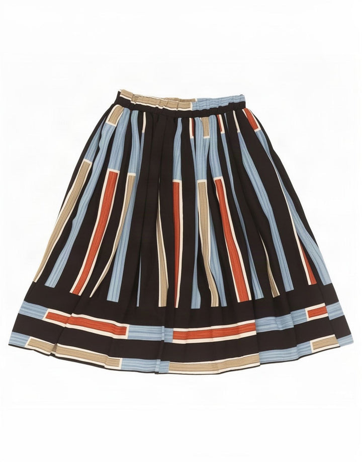 Synonyme Womens A-Line Skirt IT 42 Medium W28 Multicoloured Striped