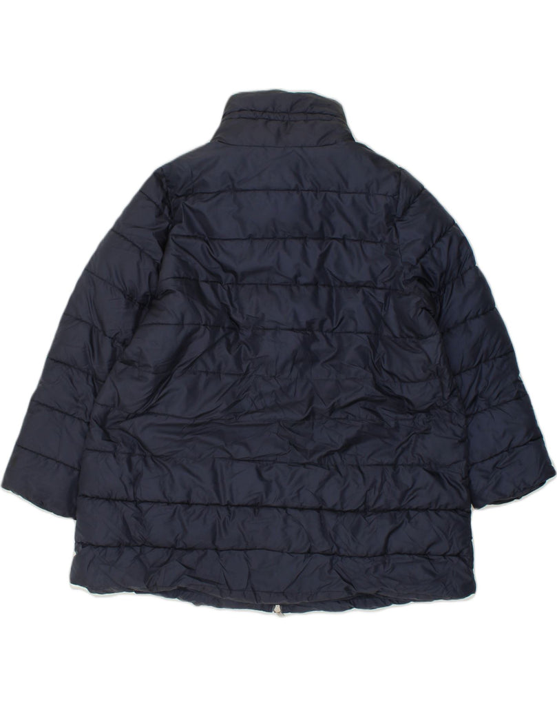 ELENA MIRO Womens Padded Jacket UK 18 XL Navy Blue Polyester | Vintage ELENA MIRO | Thrift | Second-Hand ELENA MIRO | Used Clothing | Messina Hembry 