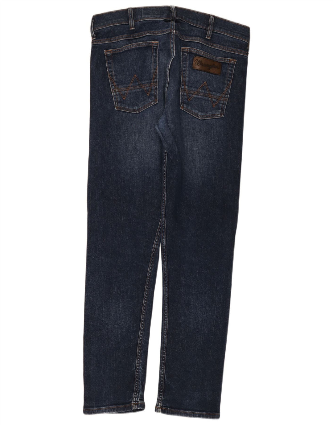 Wrangler Mens Colton Slim Jeans W32 L32 Blue Cotton