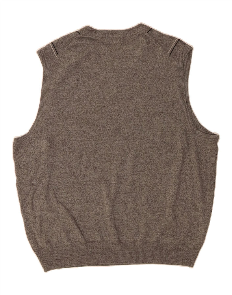 DOCKERS Mens Vest Tank Top XL Grey Check Vintage Dockers and Second-Hand Dockers from Messina Hembry 