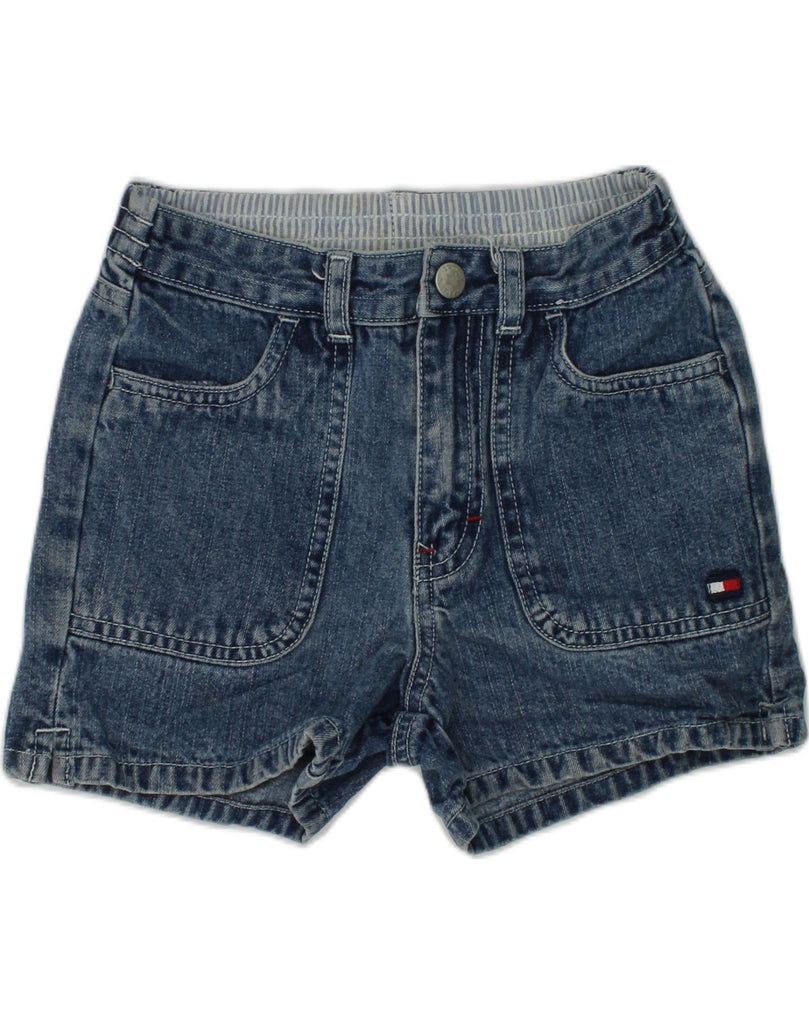 TOMMY HILFIGER Girls Denim Shorts 5-6 Years W20 Blue Cotton | Vintage Tommy Hilfiger | Thrift | Second-Hand Tommy Hilfiger | Used Clothing | Messina Hembry 