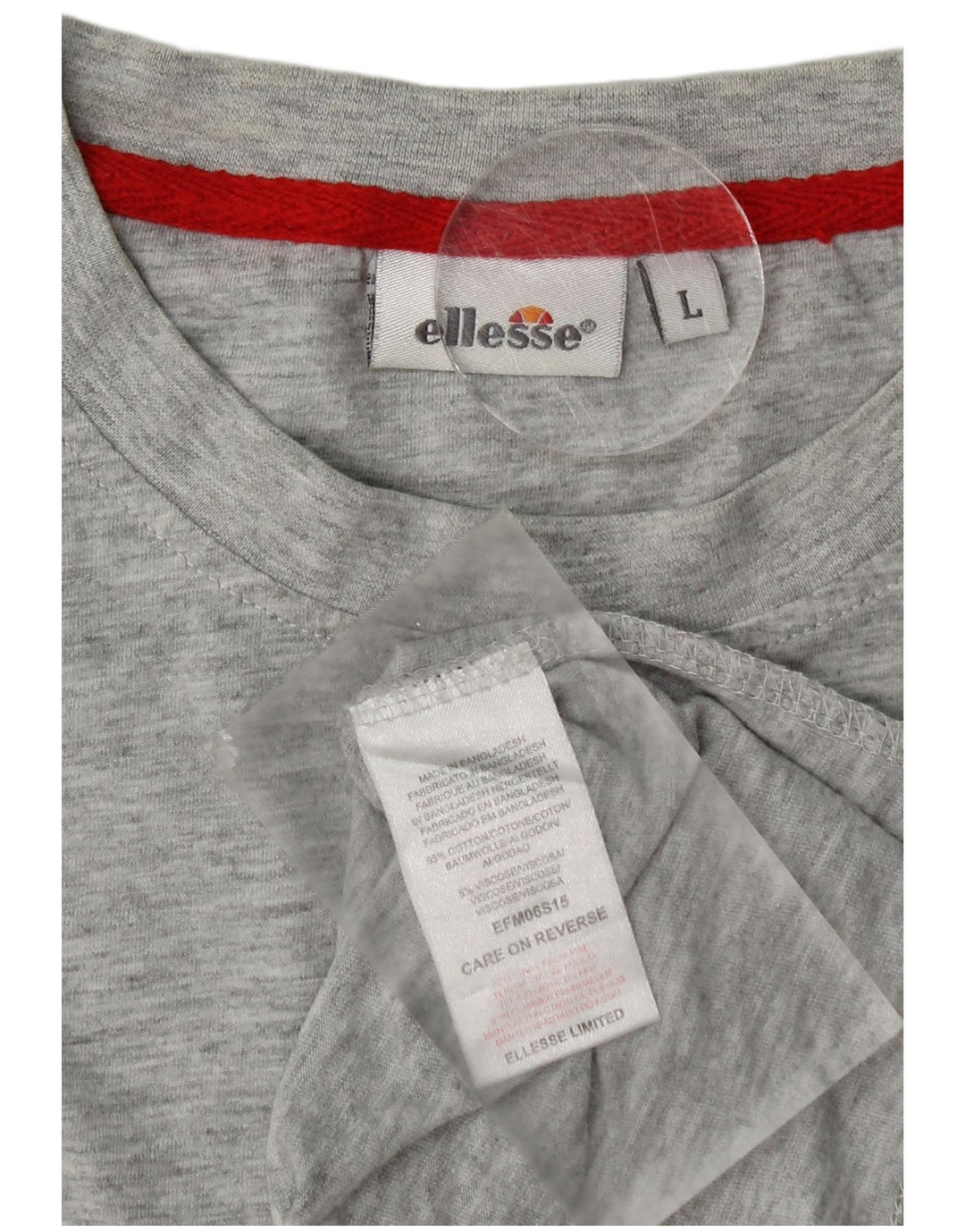 Ellesse Mens Vest Top Large Grey Flecked Cotton