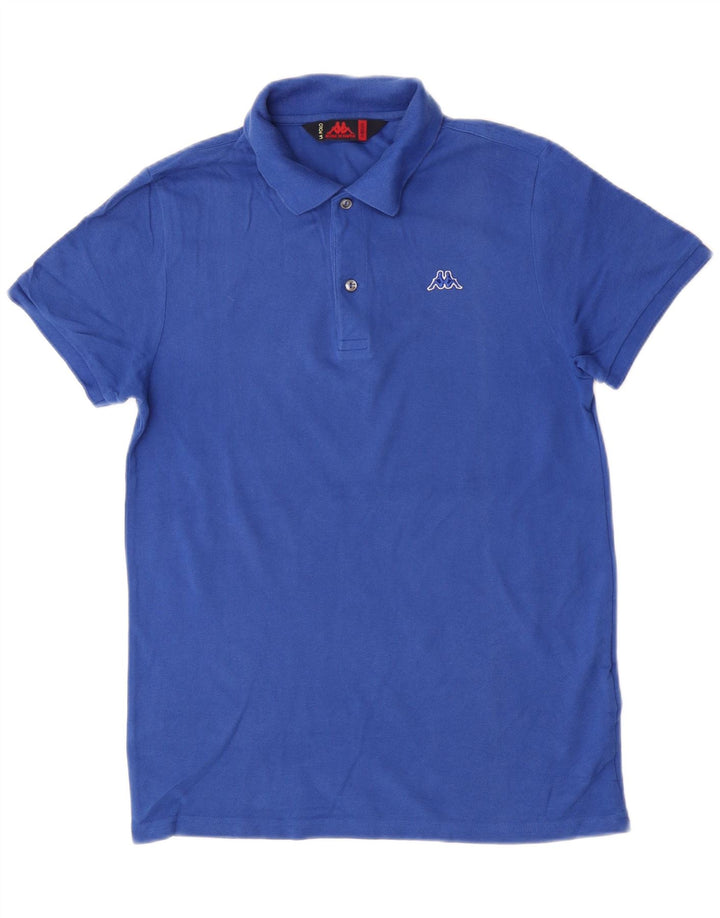 Kappa Mens Polo Shirt Medium Blue Cotton