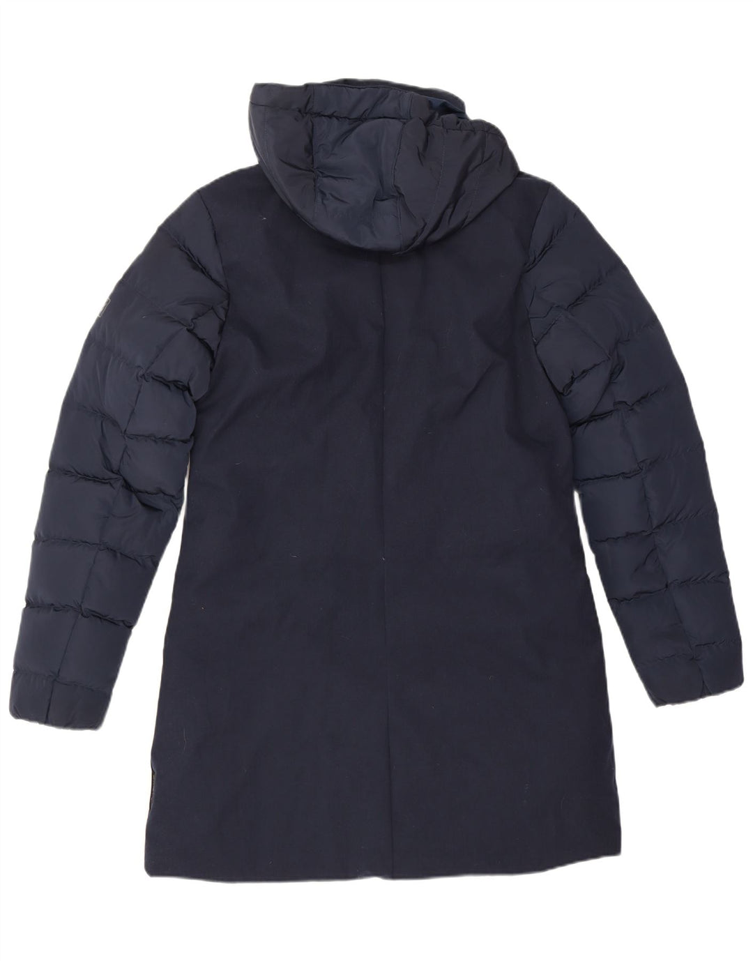 Jack Wolfskin Womens Hooded Oversized Padded Coat UK 8/10 Small Navy Blue