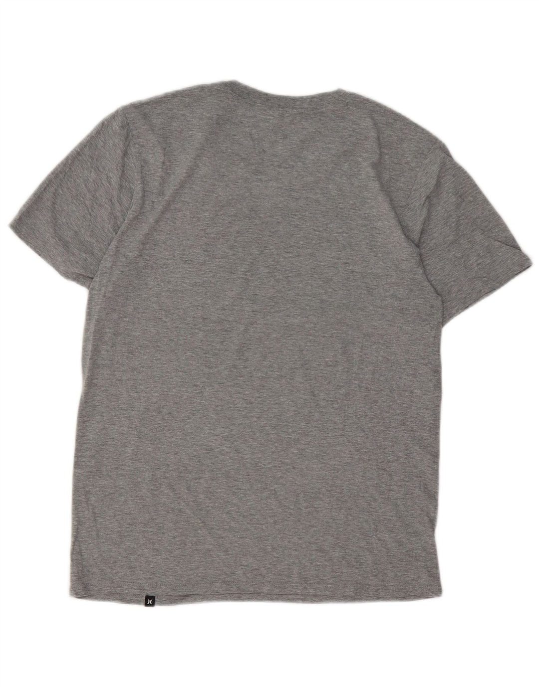 Hurley Mens T-Shirt Top Small Grey Flecked Cotton