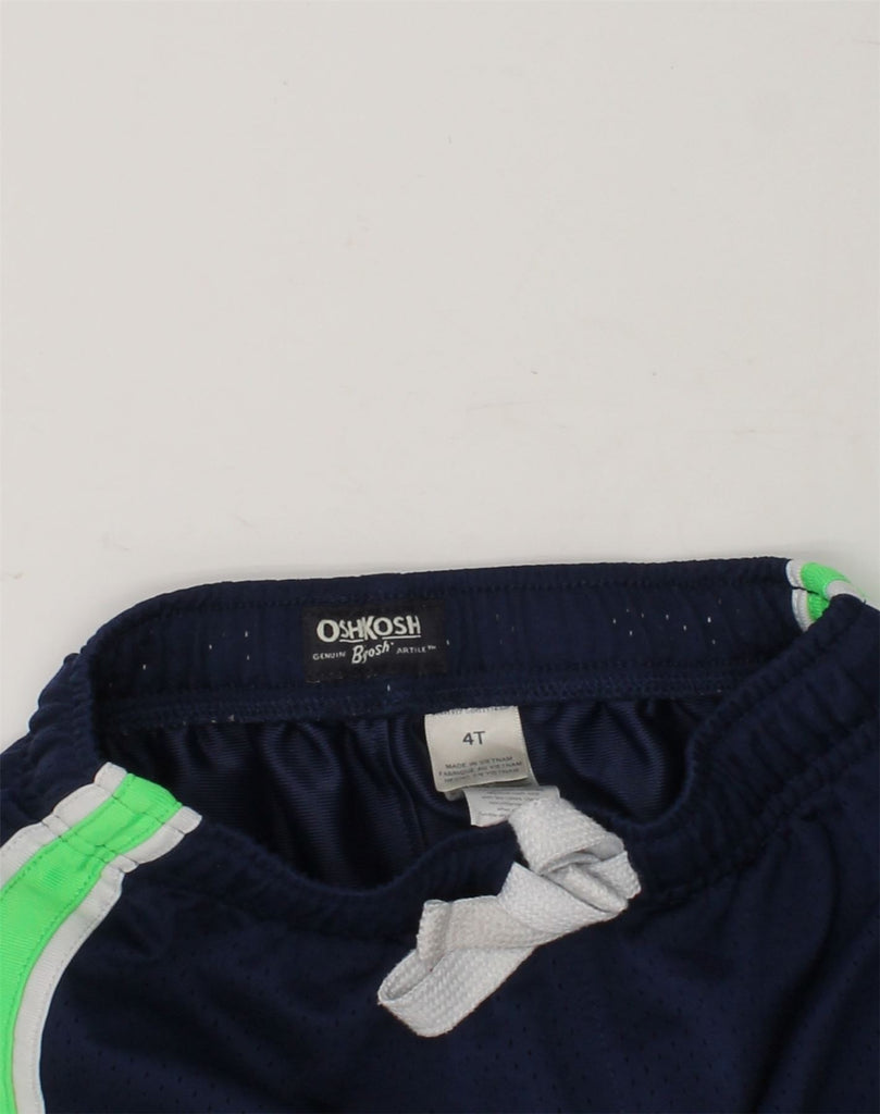 OSH KOSH Boys Sport Shorts 3-4 Years Navy Blue Polyester | Vintage Osh Kosh | Thrift | Second-Hand Osh Kosh | Used Clothing | Messina Hembry 