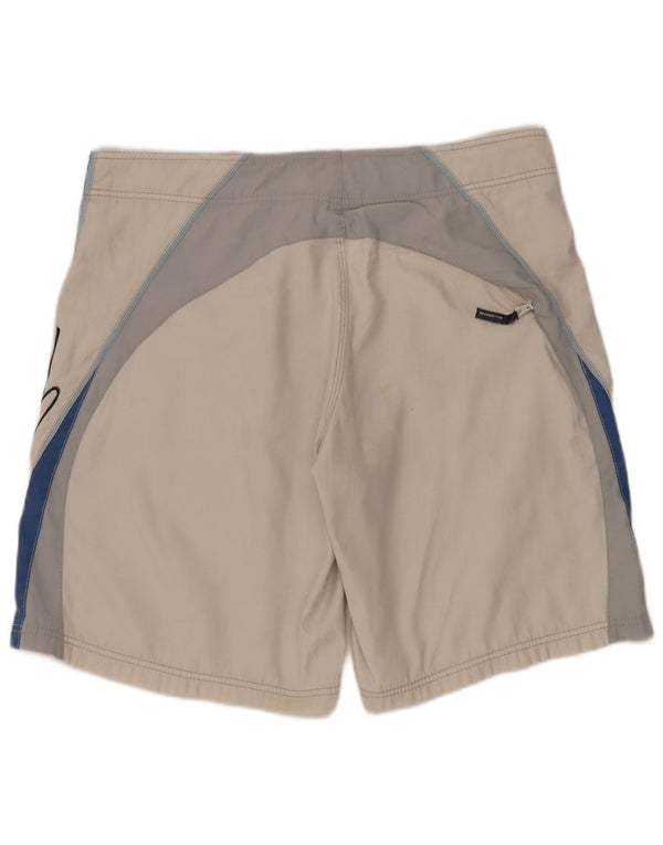 Billabong Mens Graphic Swimming Shorts XL White Colourblock Polyester
