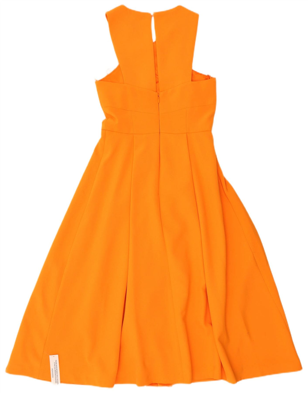Monsoon Womens Sleeveless Maxi Dress UK 8 Small Orange Polyester