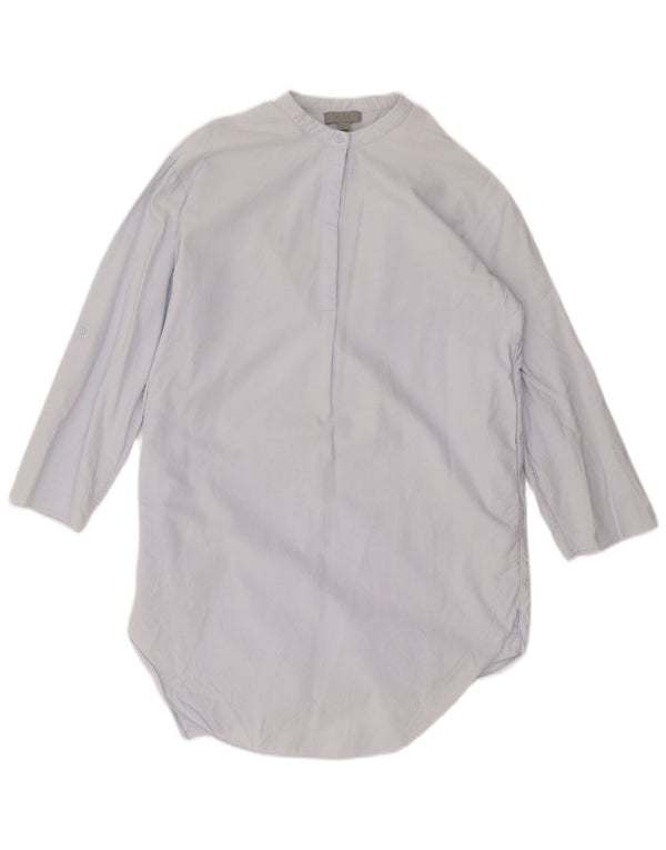COS Womens Oversized Shirt Dress UK 6 XS Blue Cotton