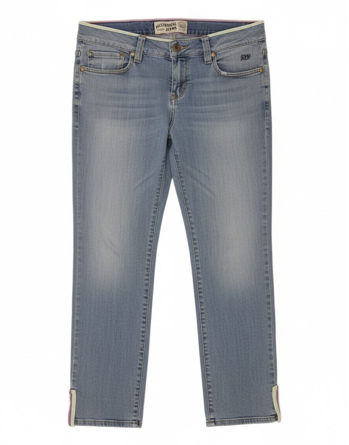 ROY ROGERS Womens Slim Jeans W29 L28 Blue Cotton