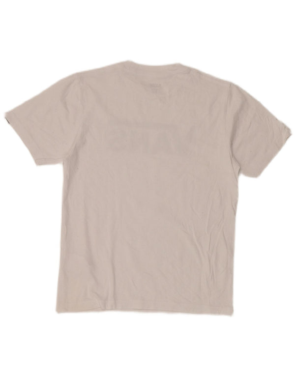 Vans Womens Graphic T-Shirt Top UK 12 Medium White Cotton