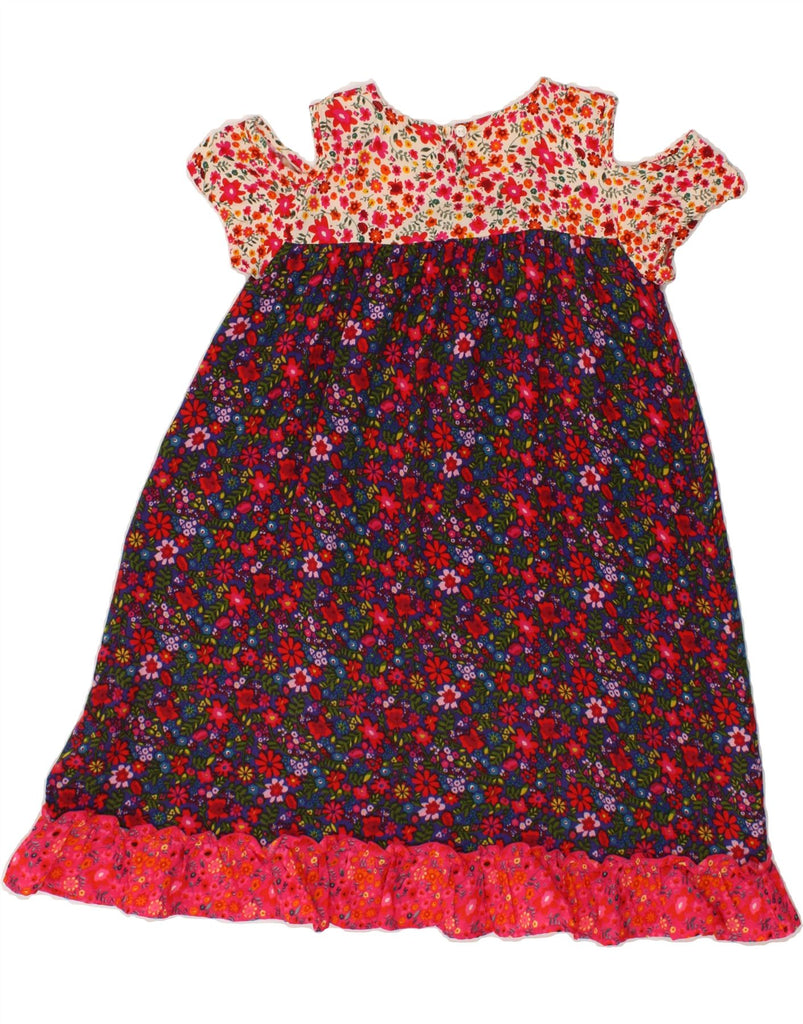 DESIGUAL Girls Sundress 9-10 Years Multicoloured Floral Viscose Vintage Desigual and Second-Hand Desigual from Messina Hembry 