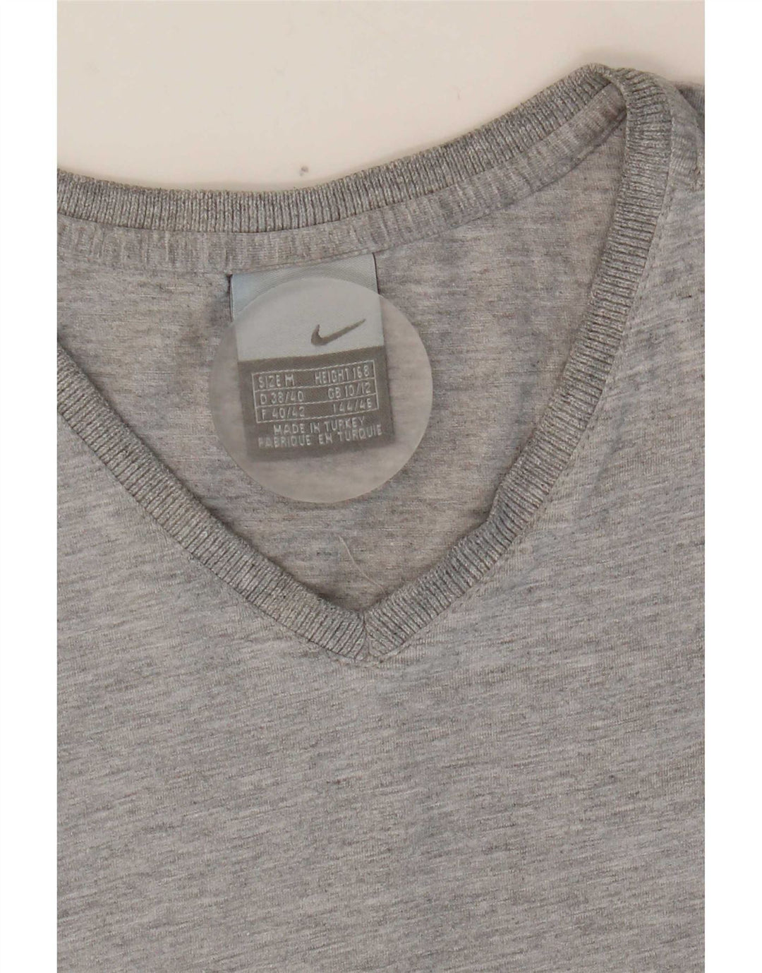 Nike Womens T-Shirt Top UK 10/12 Medium Grey