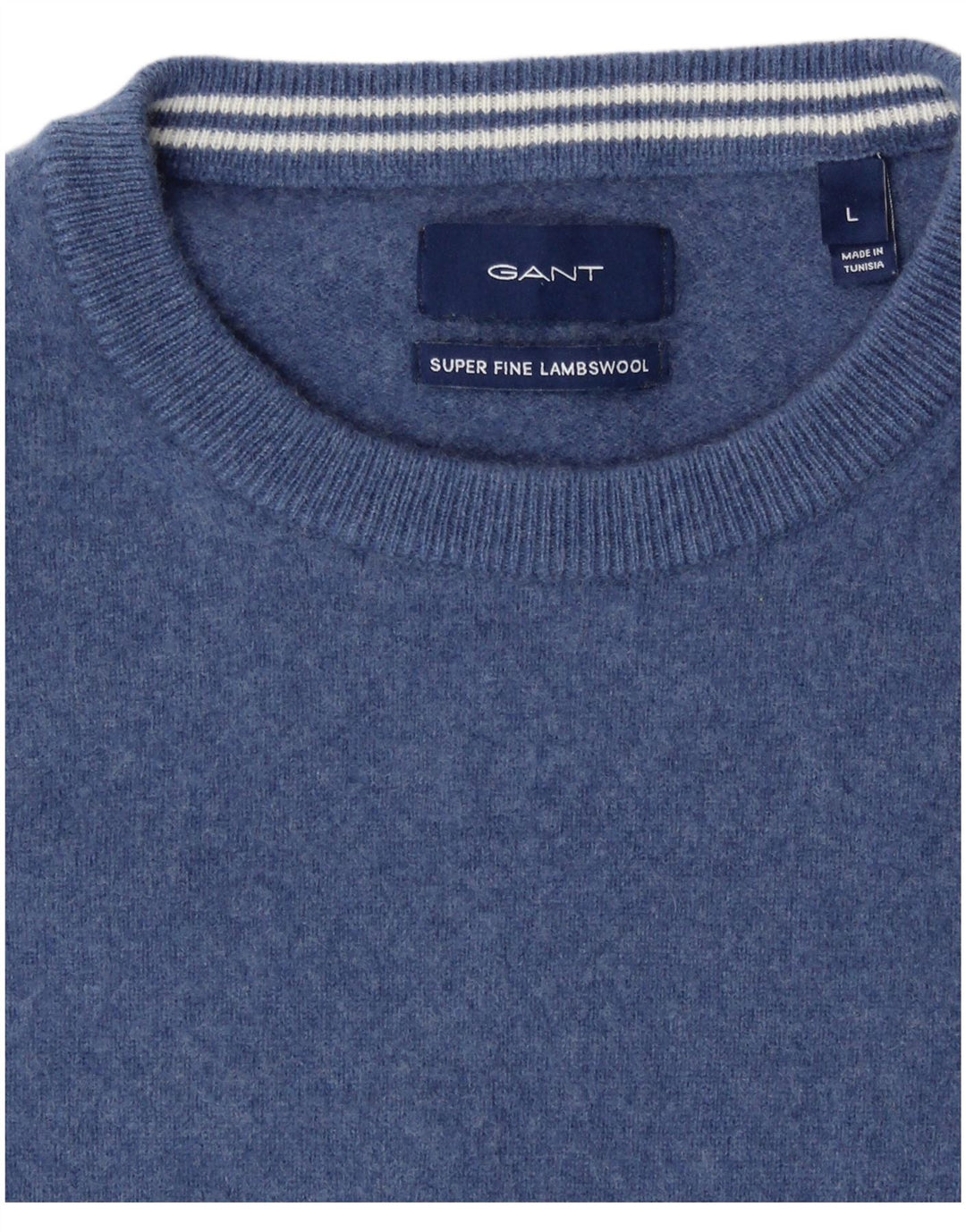 GANT Boys Crew Neck Jumper Sweater 15-16 Years Large  Navy Blue Lambswool