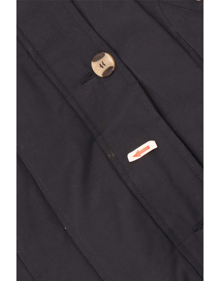 Woolrich Womens Padded Coat UK 10 Small Navy Blue Polyamide