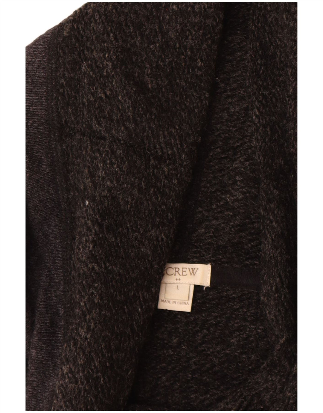 J. Crew Womens Roll Neck Hoodie Jumper UK 16 Large Grey