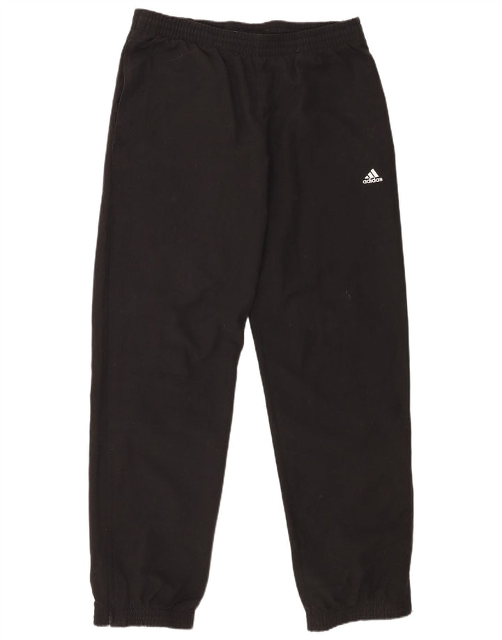 Adidas Mens Climalite Tracksuit Trousers Joggers Medium  Black Polyester