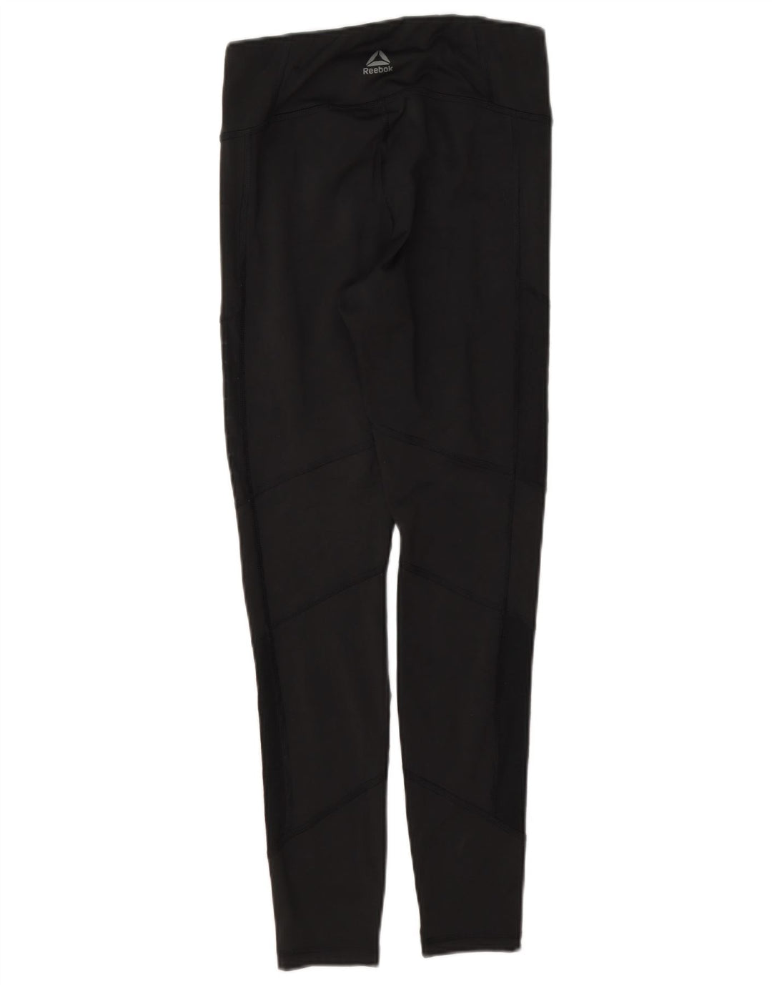 Reebok Womens Leggings UK 8/10 Small Black Polyester