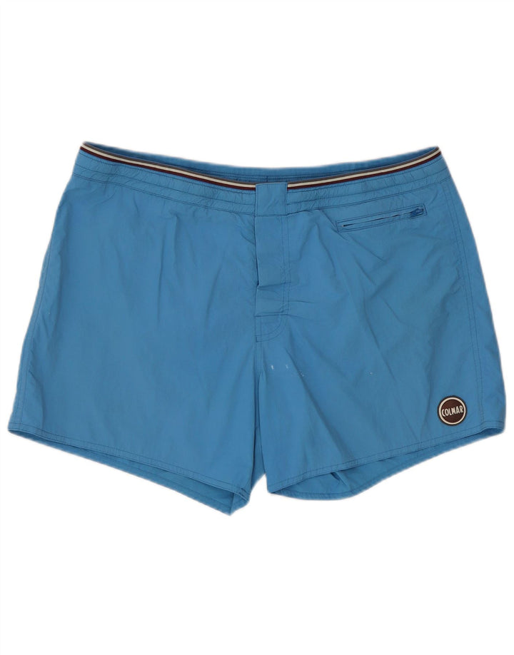 Colmar Mens Graphic Swimming Shorts IT 50 Large Blue Nylon