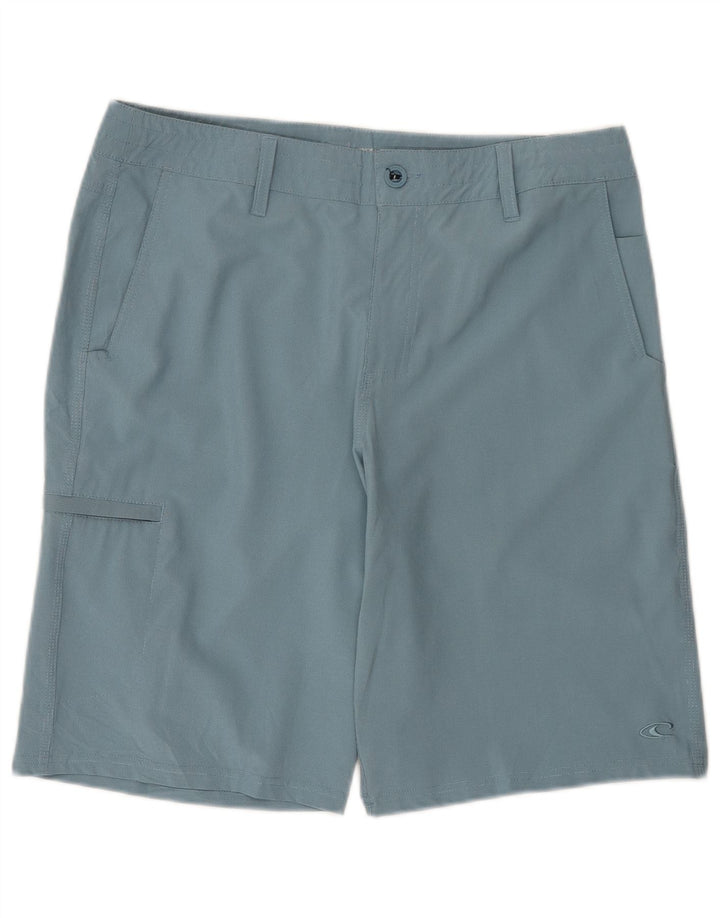 O'Neill Mens Cargo Shorts W34 Large Blue Polyester