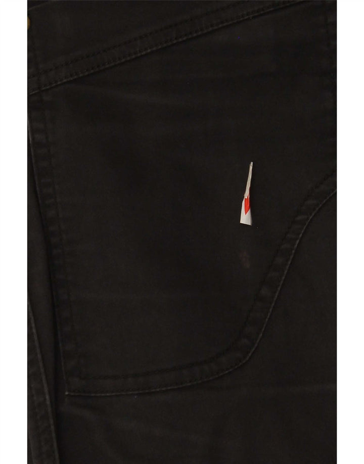 Benetton Mens Straight Casual Trousers W34 L33 Grey