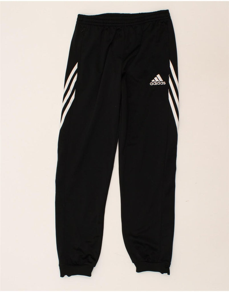 ADIDAS Boys Graphic Tracksuit Trousers Joggers 13-14 Years XL Black | Vintage Adidas | Thrift | Second-Hand Adidas | Used Clothing | Messina Hembry 