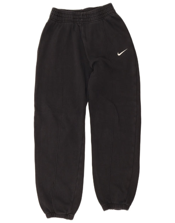 Nike Mens Loose Fit Tracksuit Trousers Joggers XS Black Cotton