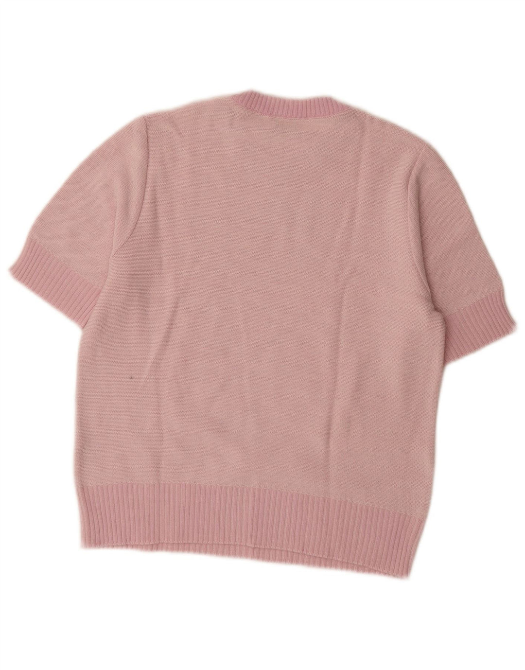 Vintage Womens Crew Neck Jumper Sweater IT 44 Medium Pink Floral