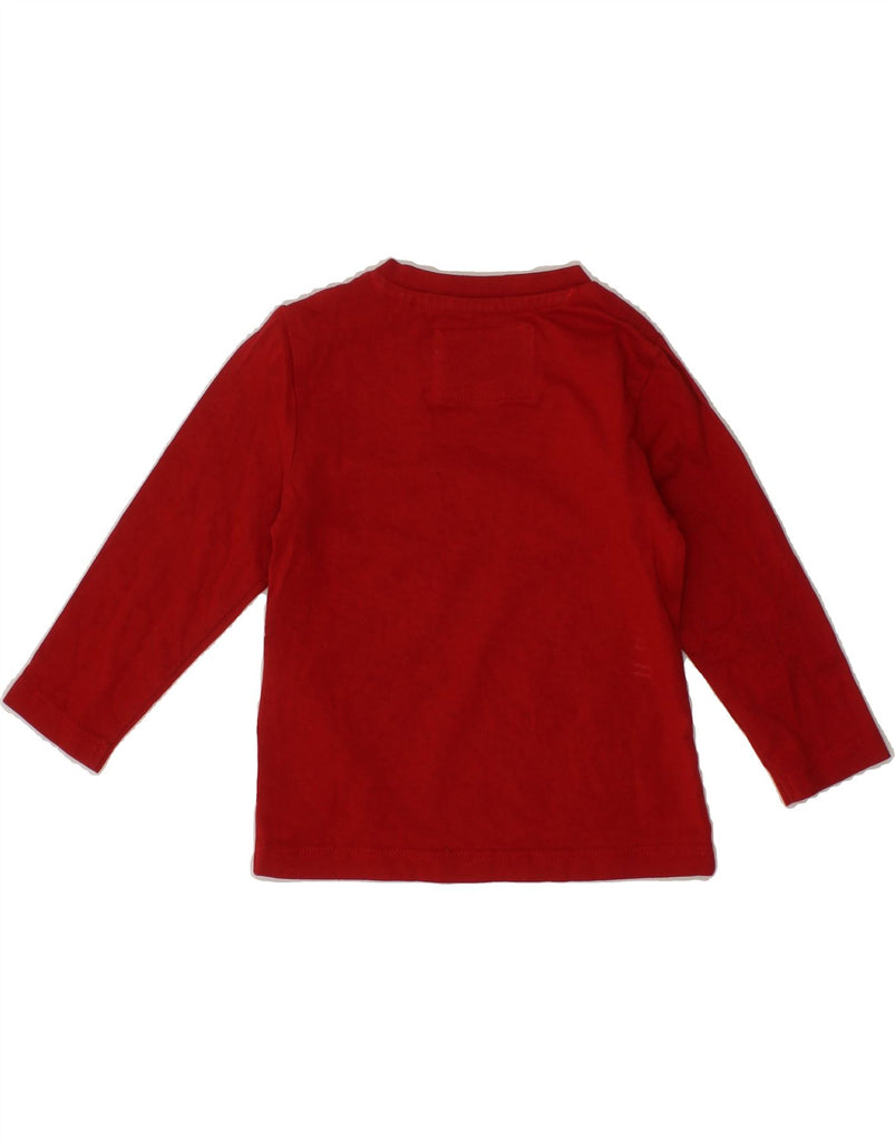 GUESS Baby Boys Graphic Top Long Sleeve 6-9 Months Red Cotton Vintage Guess and Second-Hand Guess from Messina Hembry 