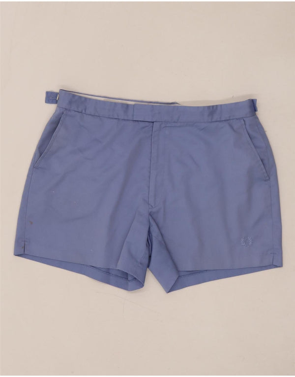 Fred Perry Mens Chino Shorts W40 XL Blue Cotton
