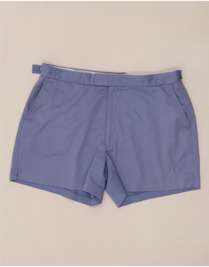 Fred Perry Mens Chino Shorts W40 XL Blue Cotton