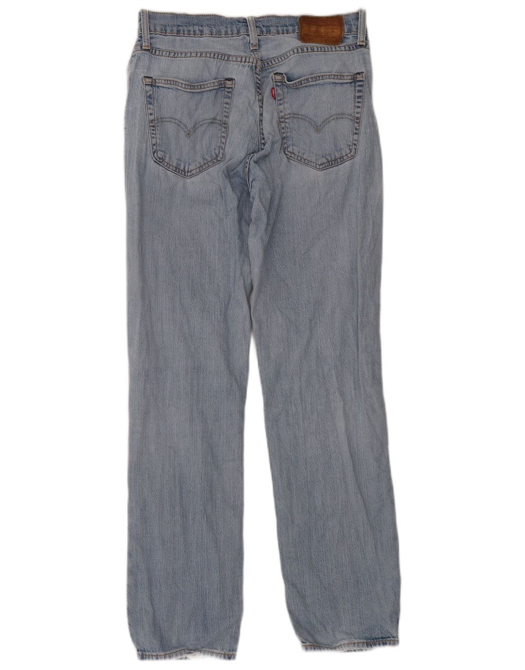 Levi's Mens Distressed Straight Jeans W32 L32 Blue Cotton