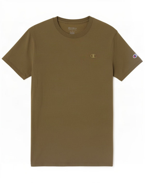 Champion Womens T-Shirt Top UK 10 Small Khaki