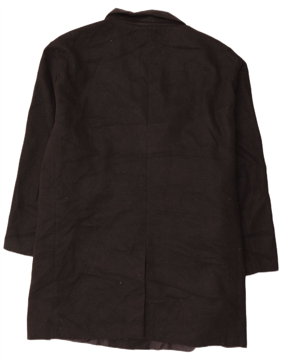 Jack & Jones Mens Overcoat UK 50 5XL Black Polyester